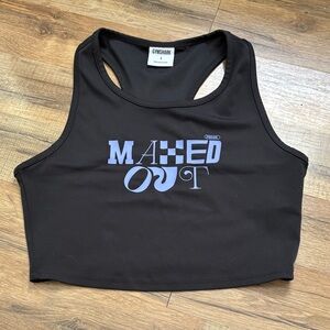 Gymshark Maxed Out Graphic Crop Top